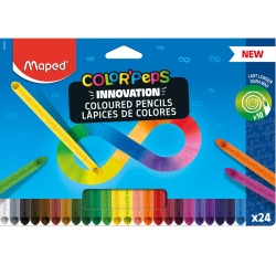 En_lapices de colores maped color peps infinity caja de 24 colores surtidos