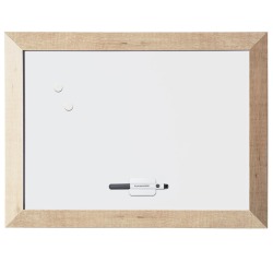 Bi-Office Kamashi magnetisch whiteboard met naturel kader