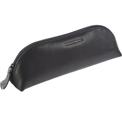 Maverick trousse en cuir, ovale, noir