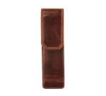 Pennenetui Maverick The Original 2-delig leer bruin