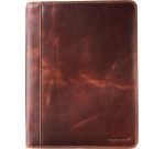 Maverick The Original A4 Zipped Conference Folder with Brown Leather Notepad
