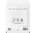 Bubble envelope TAP Comebag #14 200x175mm white 100 pieces