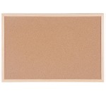 Bi-Office cork board with wooden frame, size 60 x 40 cm