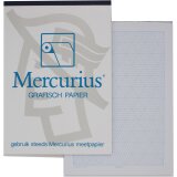 Mercurius papier graphique isométrique, 50 feuilles, ft A3