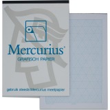 Mercurius papier graphique isométrique, 50 feuilles, ft A4