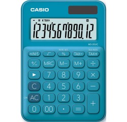 Casio calculatrice de bureau MS-20UC, bleu