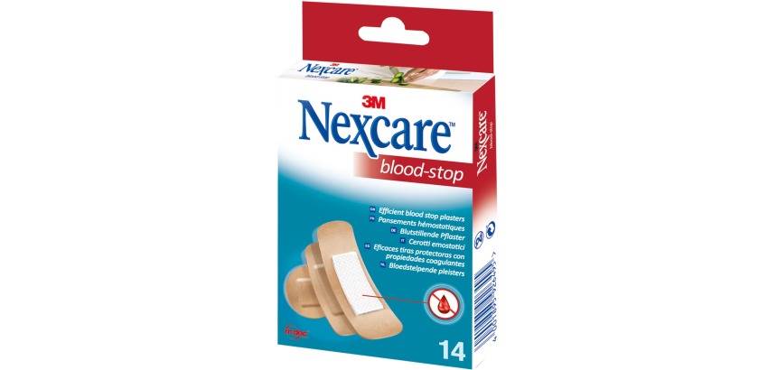 3M pansement hémostatique Nexcare Blood-Stop, paquet de 14 pièces