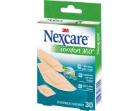 3M pleister Nexcare Comfort 360° 3 formaten, pak van 30 stuks