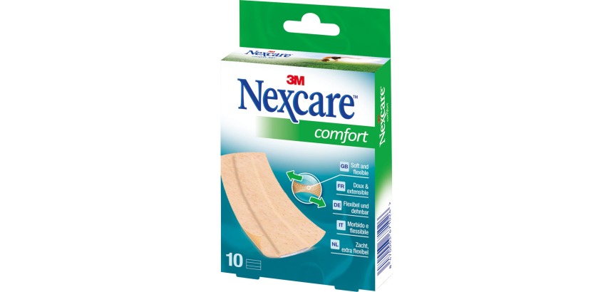 3M Nexcare Comfort bandage 360° ft 10 x 6 cm, to cut, pack of 10 pieces