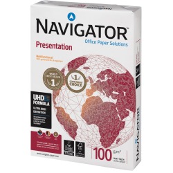 Navigator Presentation papier de présentation, ft A4, 100 g, paquet de 500 feuilles