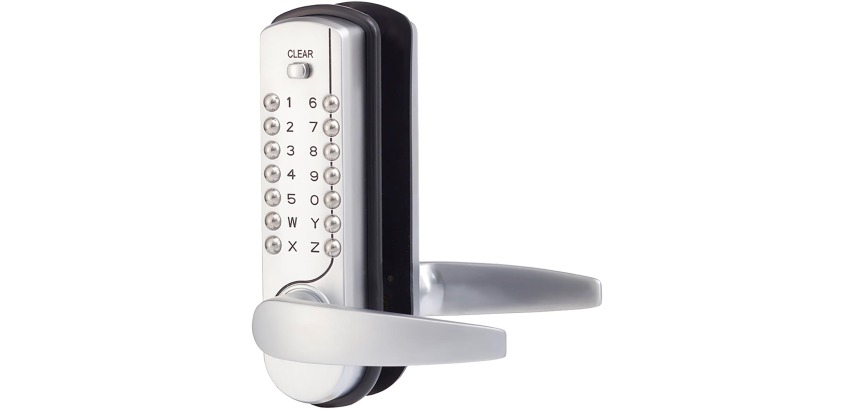 Maasland elektronisches Codeschloss NK7500, mattes Silber