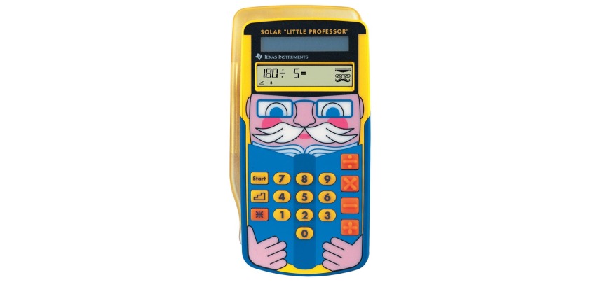 TI Little Professor Solar Calculator