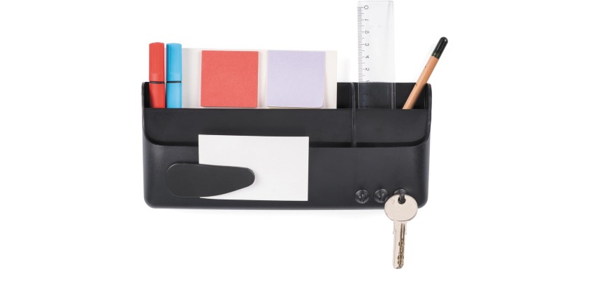 Bi-Office accessory holder for magnetic whiteboards