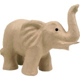 Décopatch éléphant, papier-maché