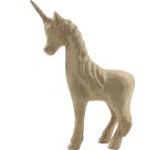 Décopatch licorne, papier-mâché, grand