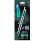 Staedtler Norix HB pencil blister pack of 2 pieces green-black