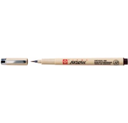Sakura bruhspen Pigma Brush, noir