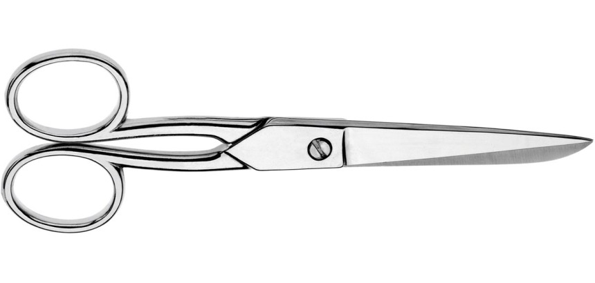 Westcott ciseaux à tissu Clauss, ft 15 cm, inox, blister de 1 pièce