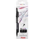 Pentel Pinselstift SESF30C-4 Sign Artist sortiertes Blister 4 Stück
