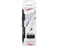 Feutre pinceau Pentel SESF30C-4 Sign Artist assorti blister 4 pièces