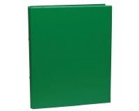 Ringmap voor ft A4, 2 ringen van 25 mm, uit PVC, groen