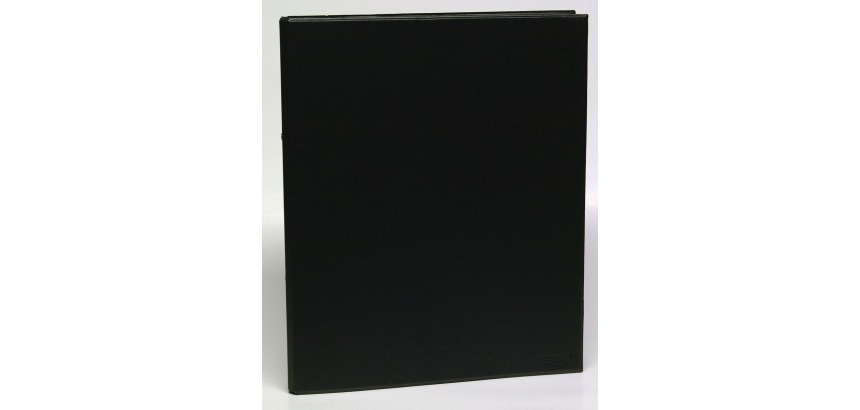 binder for A4, 2 rings of 25 mm, PVC, black