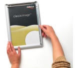 Deflecto clip frame, dimensions 624 x 871 x 12 mm (A1)