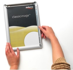 Deflecto clip frame, dimensions 624 x 871 x 12 mm (A1)
