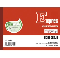 Sigel bonboekjes genummerd 1-50, 50 x 2 vel, zelfkopiërend
