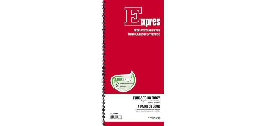 Sigel Expres Things To Do Today, ft 29.7 x 14 cm, international