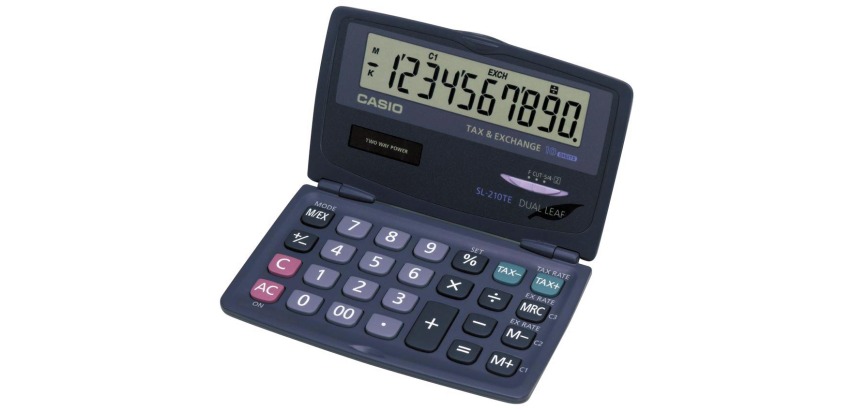 Casio pocket calculator SL-210TE