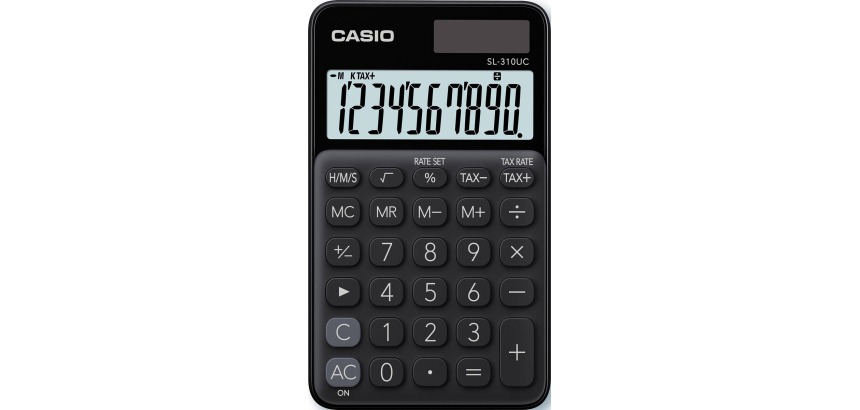 Casio calculatrice de poche SL-310UC, noir