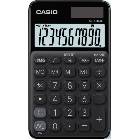 Casio zakrekenmachine SL-310UC, zwart