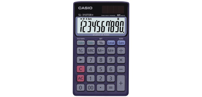 Casio pocket calculator SL-310TER+