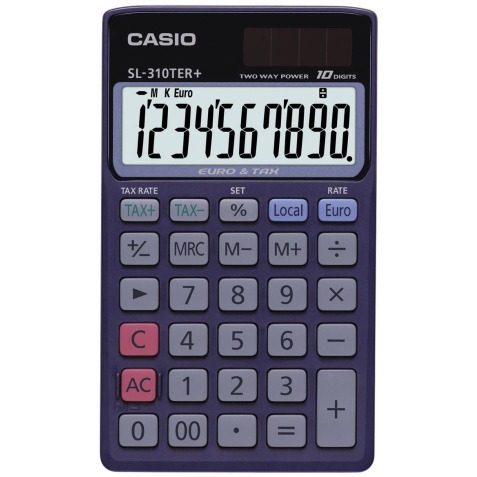 Casio zakrekenmachine SL-310TER+