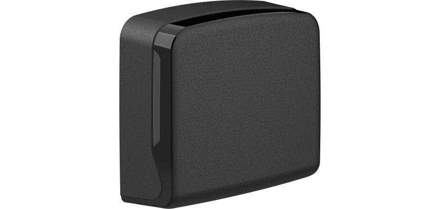 Spotless handdoekdispenser Z-vouw mini, zwart