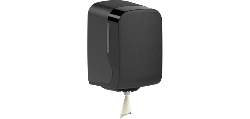 Spotless poetspapierdispenser Midi, zwart