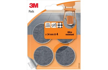 DE_3M PADS FEUTRE 34MM BLS4