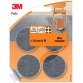 3M pads de protection, en feutre, diamètre 34 mm, blister de 4 pièces