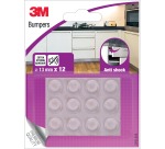3M Bumpers, Anti shock, 13 mm, blister de 12 pièces