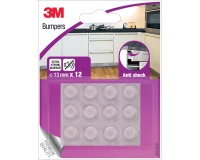 3M Bumpers, Anti shock, 13 mm, blister van 12 stuks