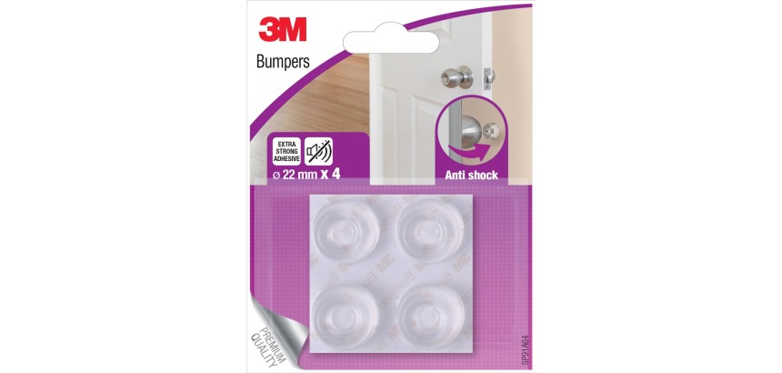 3M Bumpers, Anti shock, 22 mm, blister van 4 stuks
