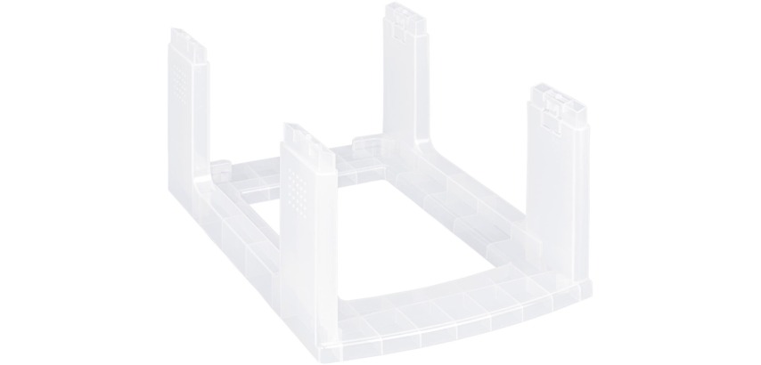 Really Useful Box section to add a box or drawer, transparent