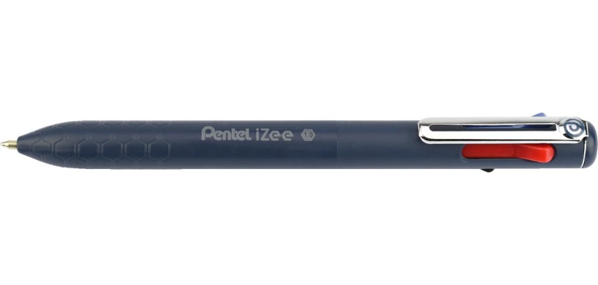 Pentel Izee stylo 4 couleurs, moyen, 4 couleurs d'encre classique