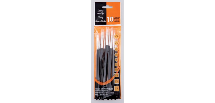 Pinceau hobby, set de 10