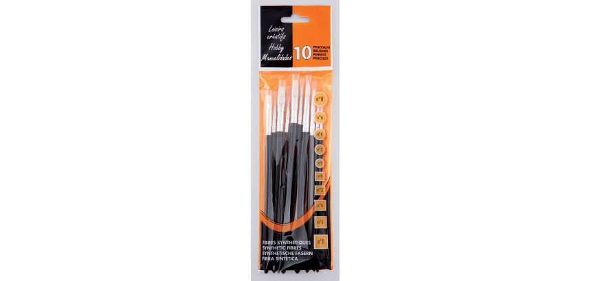 Hobby-Pinsel, Set aus 10