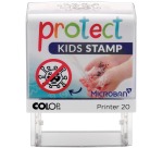 Colop printer 20 Microban, Protect kids stamp, stempel die kinderen helpt hun handen goed te wassen