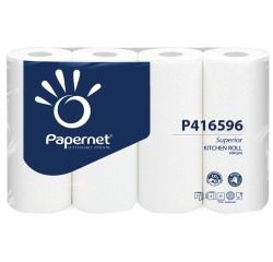 DE_Papernet Essuie-tout Superior, 3-pages, 51 feuilles, paquet de 4 rouleaux