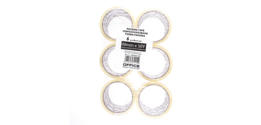 OFFICE products ruban d'emballage, 48 mm x 46 m, transparent