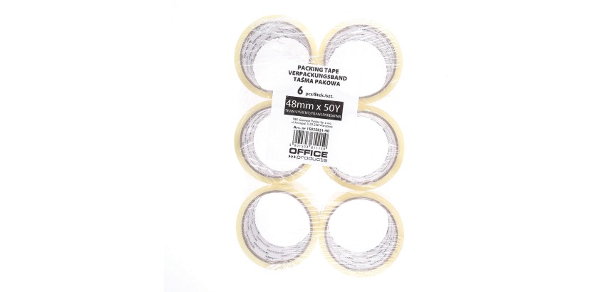 OFFICE products verpakkingstape, 48 mm x 46 m, transparant